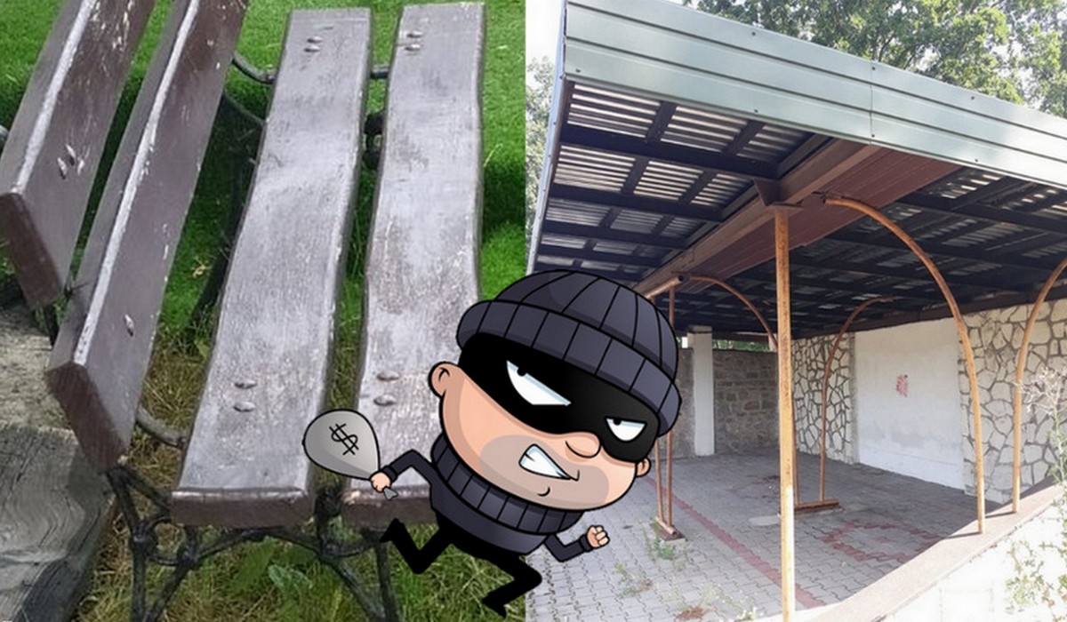 Żyrzyn: facet kradł ławki, kwiaty i ogólnie co mu się podobało, a potem przyozdobił tym swoją posesję