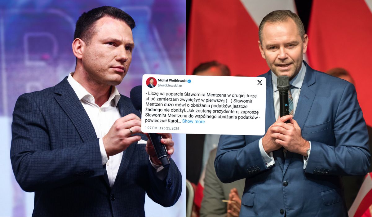 Nawrocki nagle zapałał sympatią do Mentzena, liczy na wsparcie i rozmowę o obniżce podatków