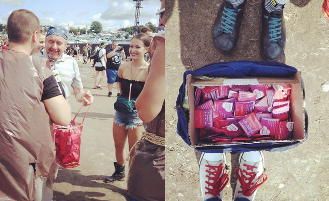 Partia Razem rozdaje prezerwatywy na Pol'and'Rock Festival 