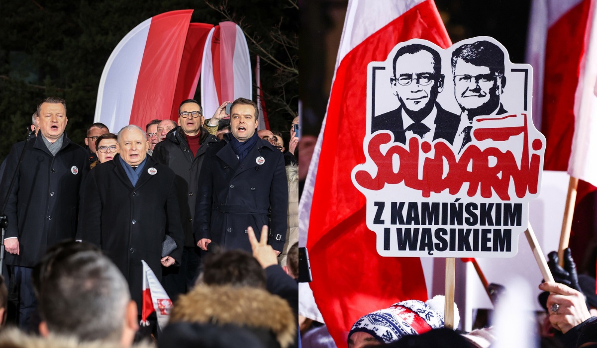 Sondaż: 40% Polaków uważa, że za aferę z Kamińskim i Wąsikiem odpowiada PiS