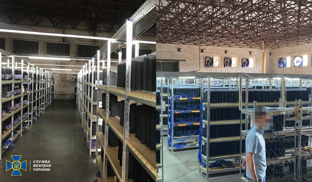 Ukraina i tysiące konsol PlayStation na farmie koparek kryptowalut