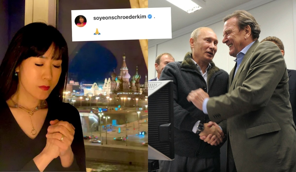 Gerhard Schroeder pojechał negocjować z Putinem, żona wspiera go modlitwą