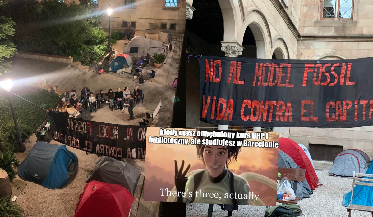 Barcelona: aktywiści okupowali budynek uczelni i wywalczyli dodatkowe zajęcia o katastrofie klimatycznej