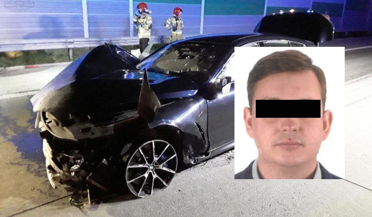Okazało się, że BMW Sebastiana M. wcześniej brało już udział w innym wypadku