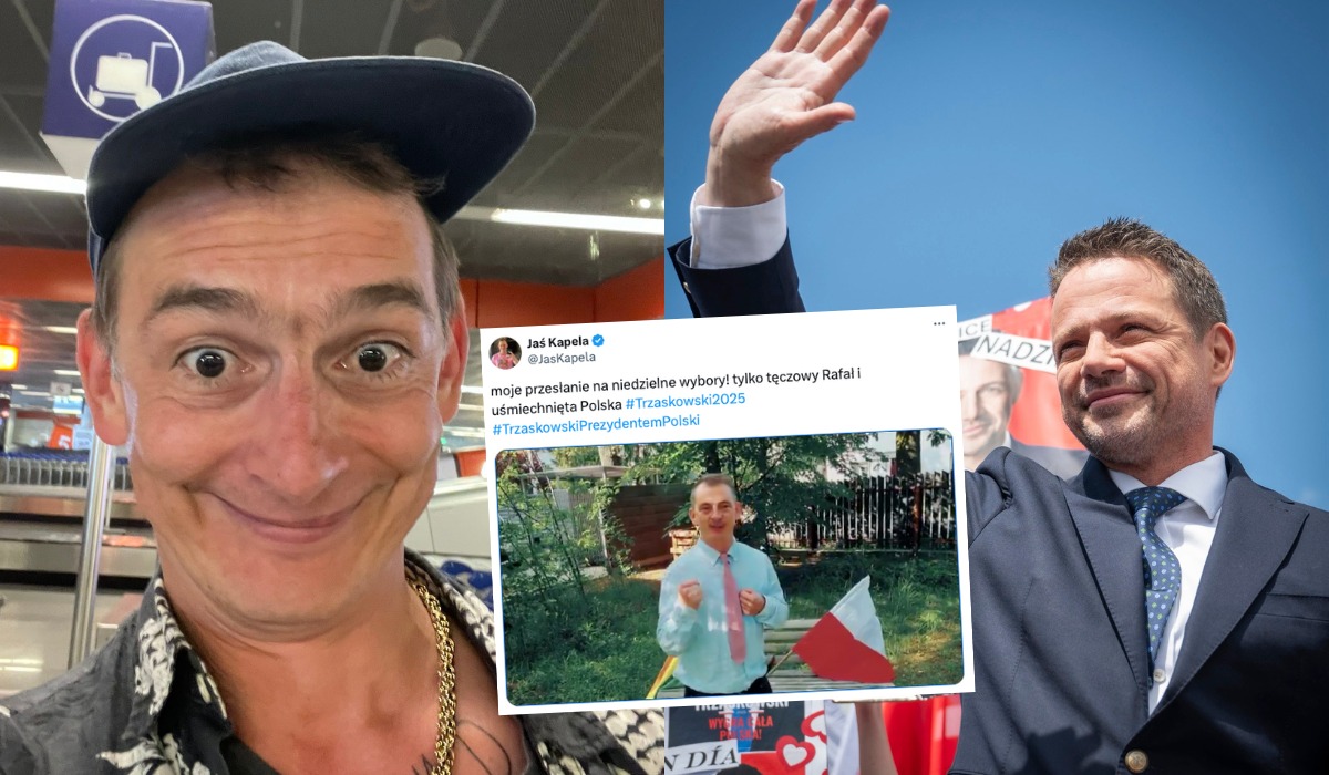 Influencer, wojownik i poeta, Jaś Kapela, zachęcił do głosowania na Rafała Trzaskowskiego