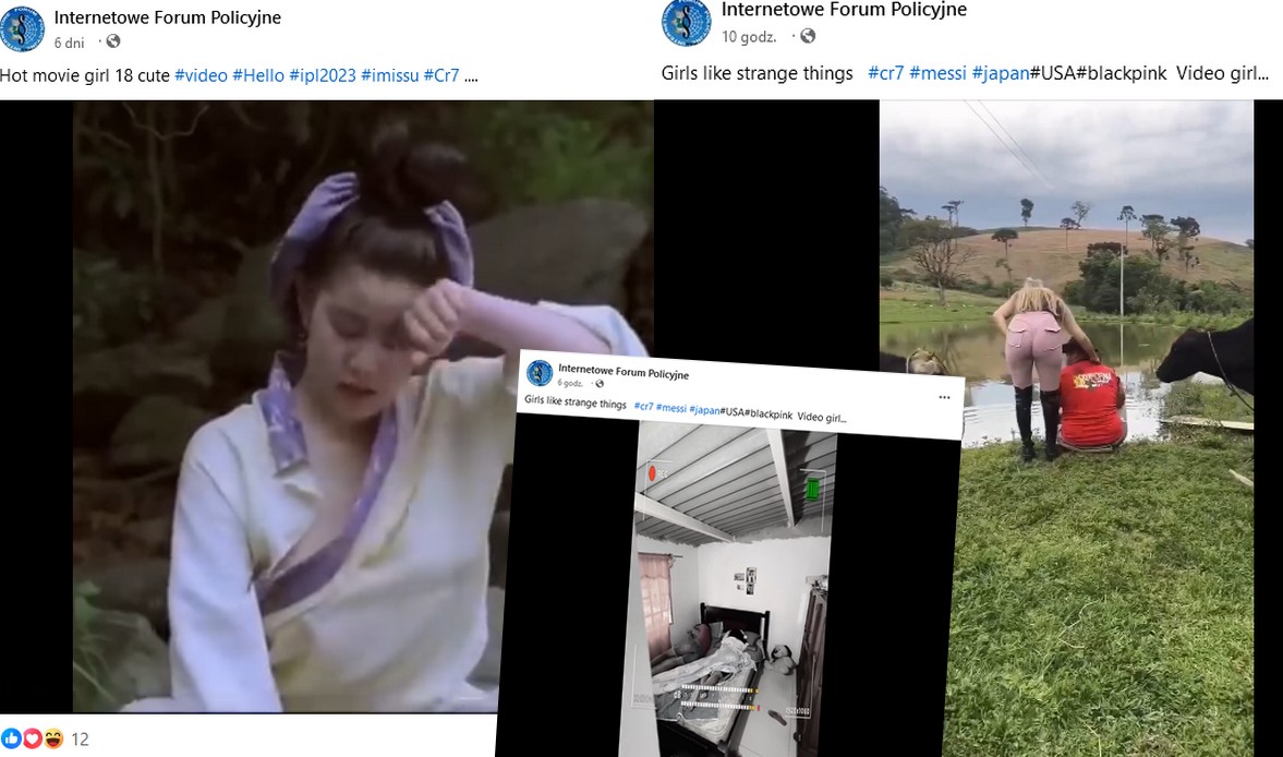 Forum policyjne od miesiąca nie może odzyskać profilu opanowanego przez półnagie Azjatki