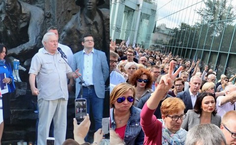 Lech Wałęsa jest przed Sądem Najwyższym. "Oni są przestępcami":jarek: