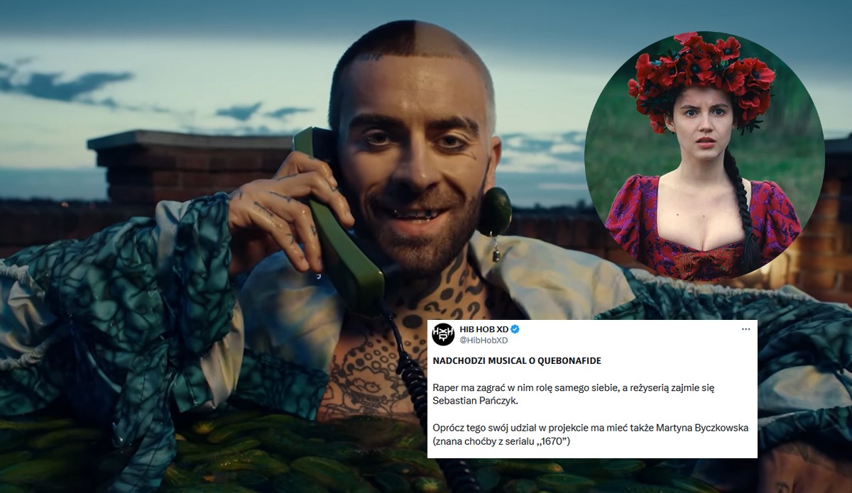 Powstanie musical o Quebonafide, w którym zagra on sam i jego nowa partnerka Martyna Byczkowska