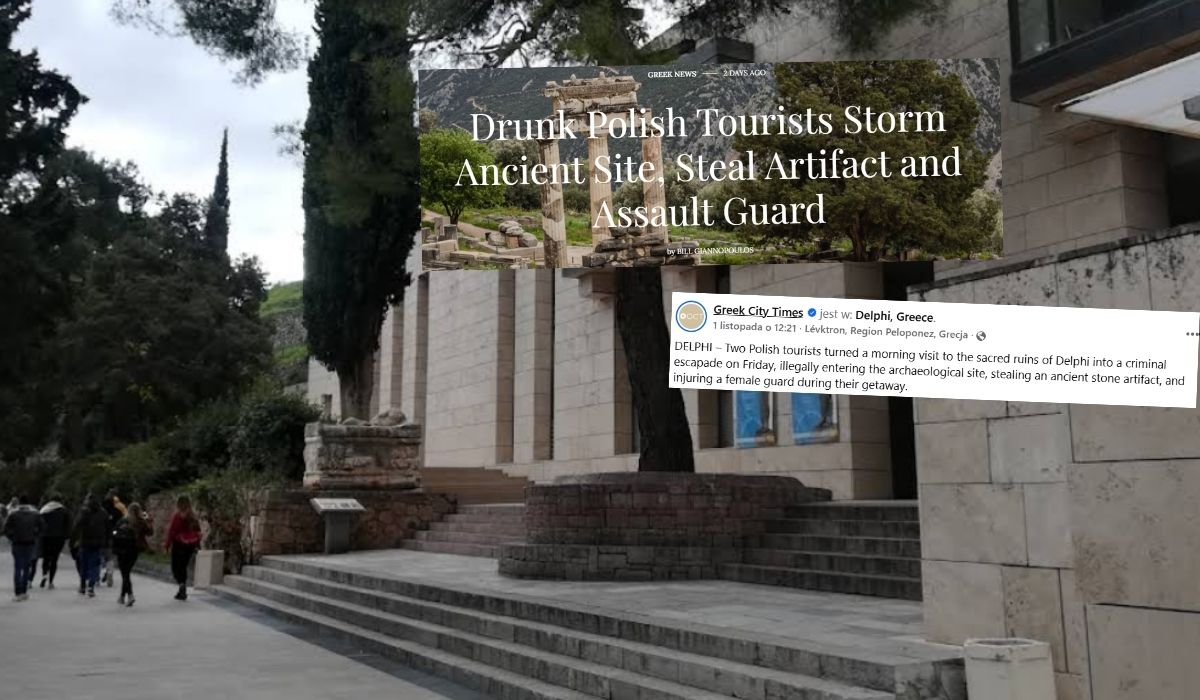Grecja: dwóch Polaków pod patronatem Dionizosa ukradło starożytny artefakt z ruin świątyni