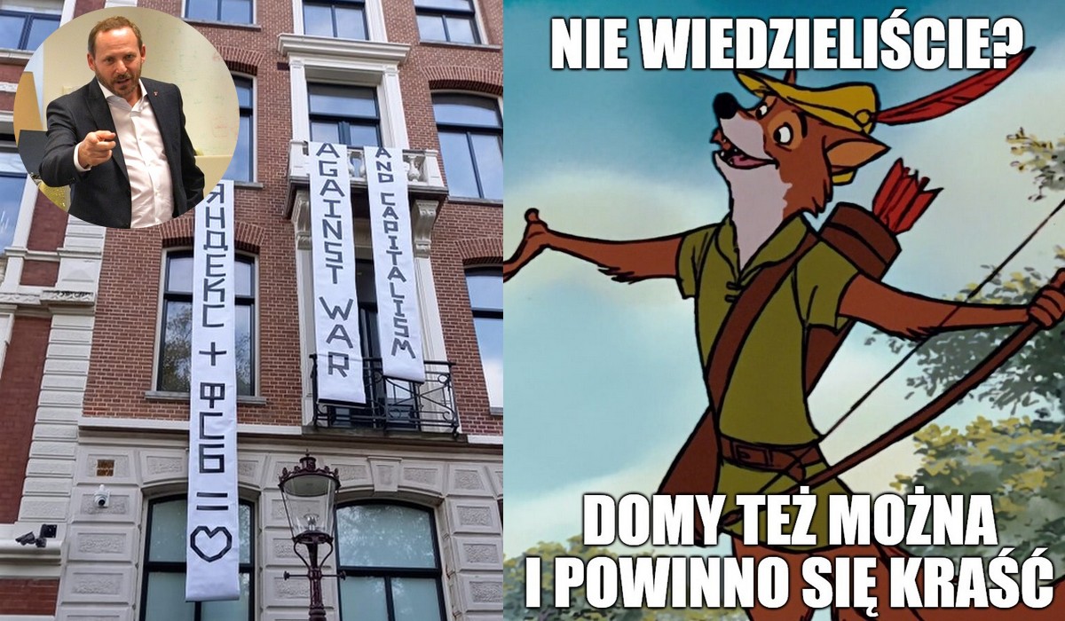 Amsterdam: decyzją sądu dzicy lokatorzy mogą zostać w kamienicy rosyjskiego oligarchy