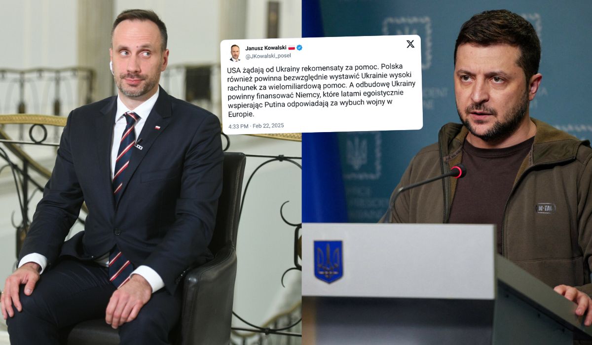 Janusz Kowalski podpowiada, że Polska powinna wystawić Ukrainie wysoki rachunek za pomoc
