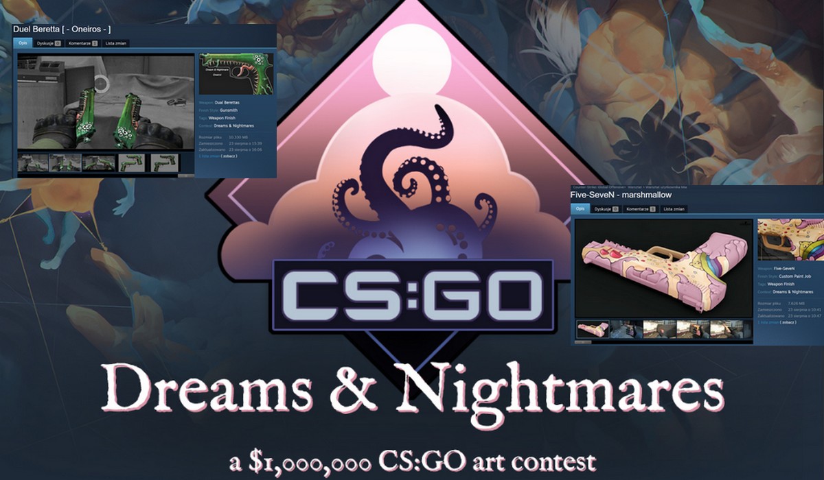 W grze CS:GO trwa Konkurs Snów i Koszmarów dla artystów, 10 laureatów zgarnie po 100 tys. dolarów