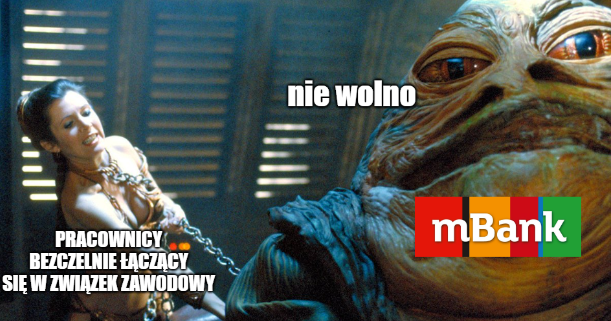 Kontrola PIP wykazała, że mBank potraktował lidera związku zawodowego tak bardzo z buta, że aż naruszył prawo