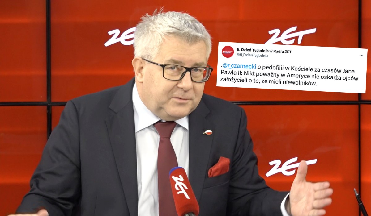 Europoseł Czarnecki tłumaczy, że z p*dofilią w Kościele to jak z niewolnictwem w Ameryce, kiedyś było inaczej