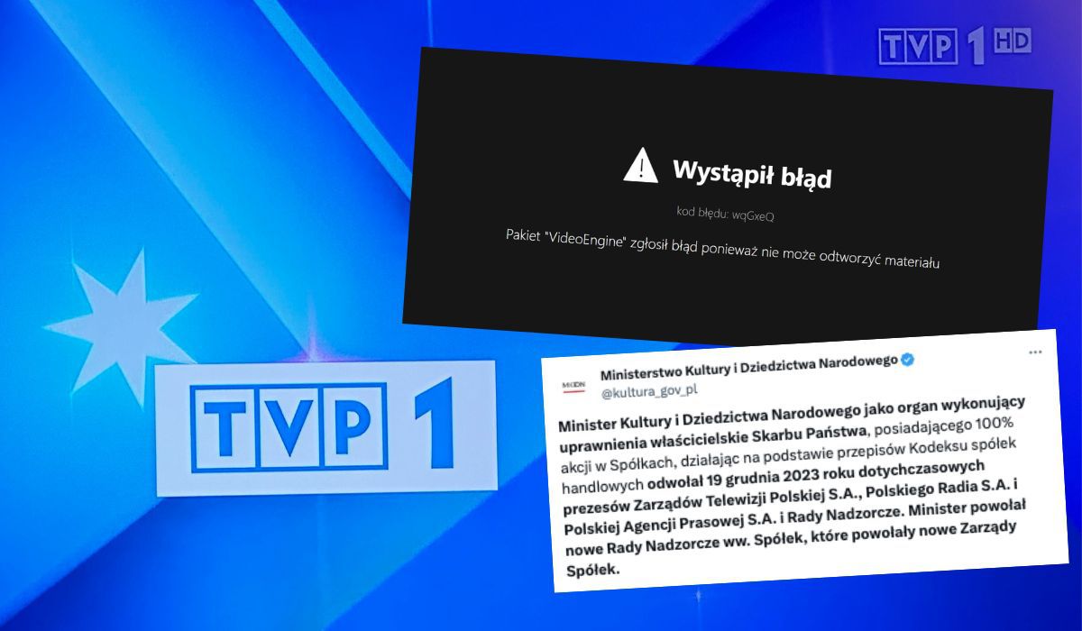 Minister kultury zdymisjonował prezesów mediów publicznych, TVP Info przerwało nadawanie