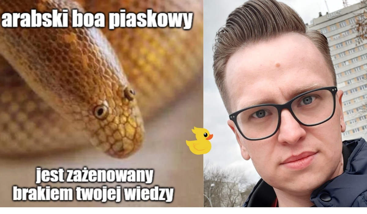 Rozmawiamy z Damianem Zielińskim o tym, co zrobić, kiedy spotka się węża