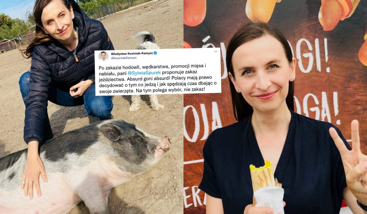 Sylwia Spurek tłumaczy, że jeździectwo powinno zniknąć, a rezygnację z mięsa trzeba "przyspieszyć systemowo"