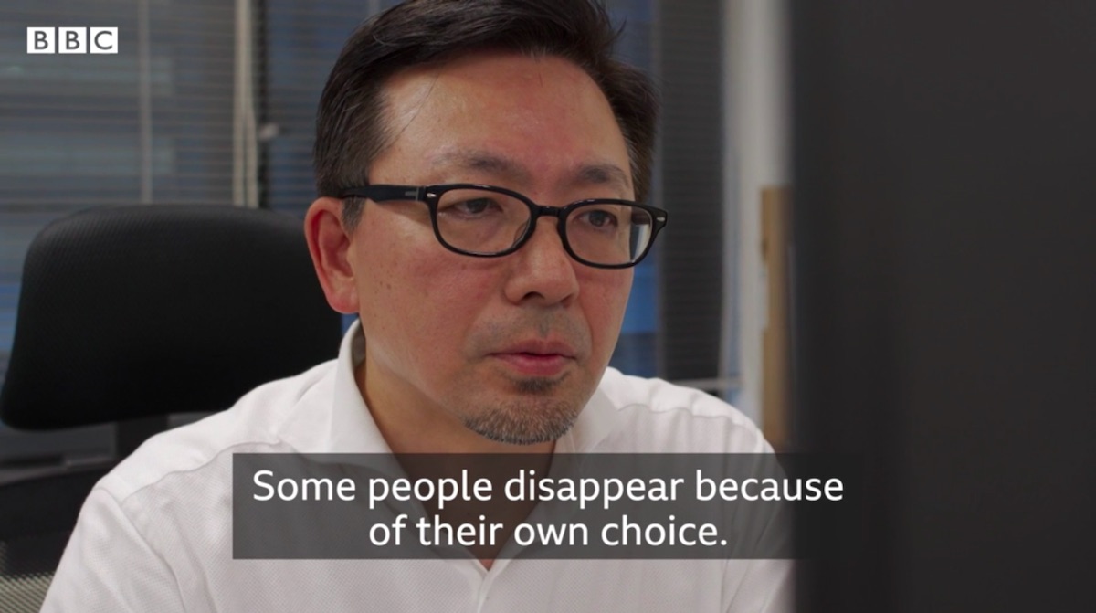 BBC zrobiło dokument o japońskim fenomenie firm, które pomagają ludziom "znikać"