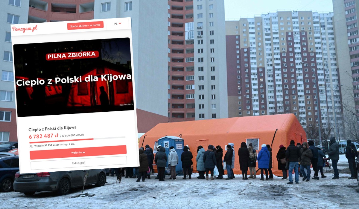 Ukraina wdzięczna za ciepło z Polski, sukces zbiórki pomoże dotkniętym wojennymi mrozami