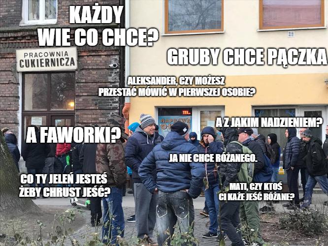 Ludzie stoją od 4 rano w kolejce po pączki, żeby się poawanturować