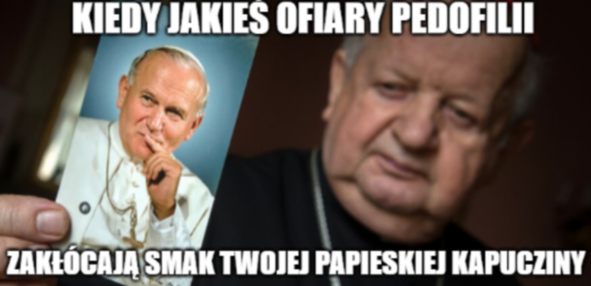 Don Stanislao Dziwisz żali się dziennikarzom, że zarzuty niszczą służbę pełnioną papieżowi i ogólnie mu smutno