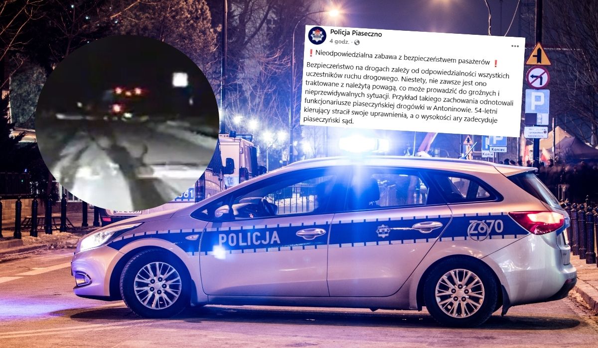 Piaseczno: wesoły kierowca autobusu stracił prawo jazdy za driftowanie z pasażerami