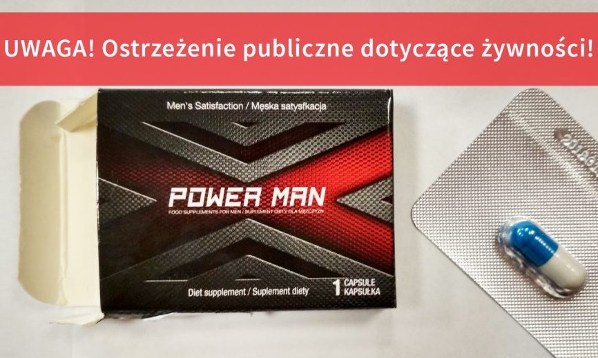 Tabletki na potencję "Power Man" wycofane ze sprzedaży. Producent i dystrybutor działali nielegalnie
