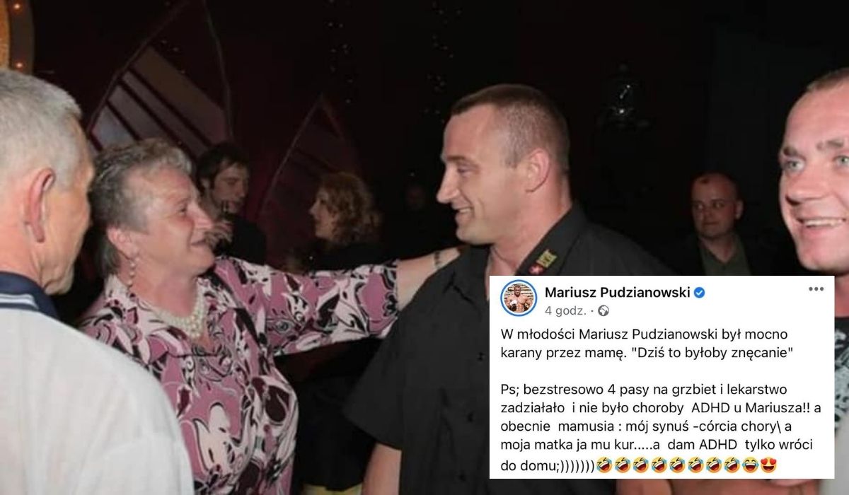 Mariusz Pudzianowski promuje kary cielesne i nie rozumie problemu ADHD