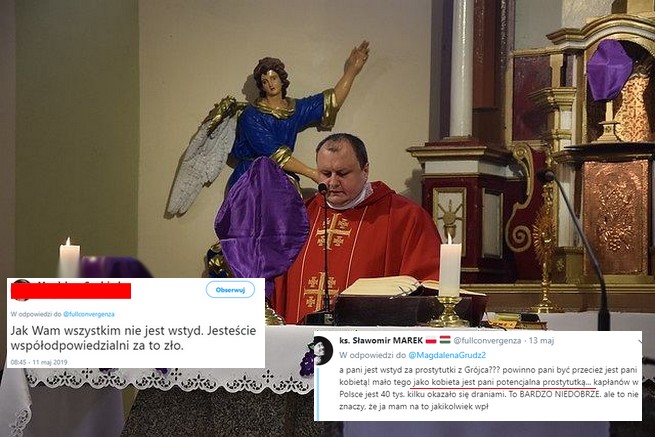 Ksiądz na Twitterze: jako kobieta jest pani potencjalną prostytutką. Teraz przeprasza