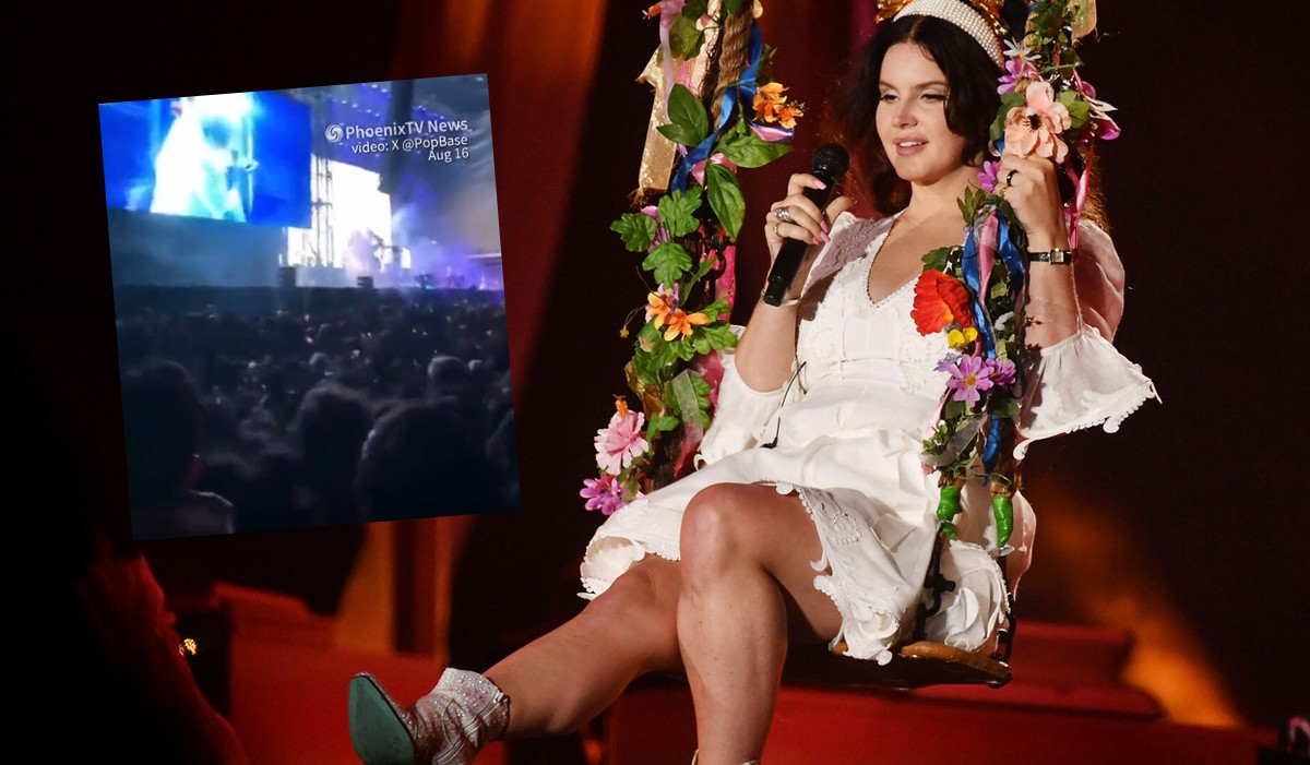 Upadek tłumu na koncercie Lany Del Rey niesie się jako fake news o "broni energetycznej"