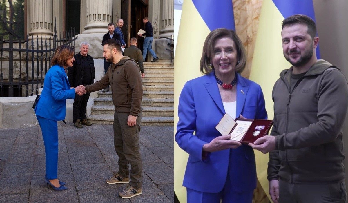 Kijów: Nancy Pelosi spotkała się z prezydentem, zapewniła o dalszym wsparciu USA i wybiera się do Polski