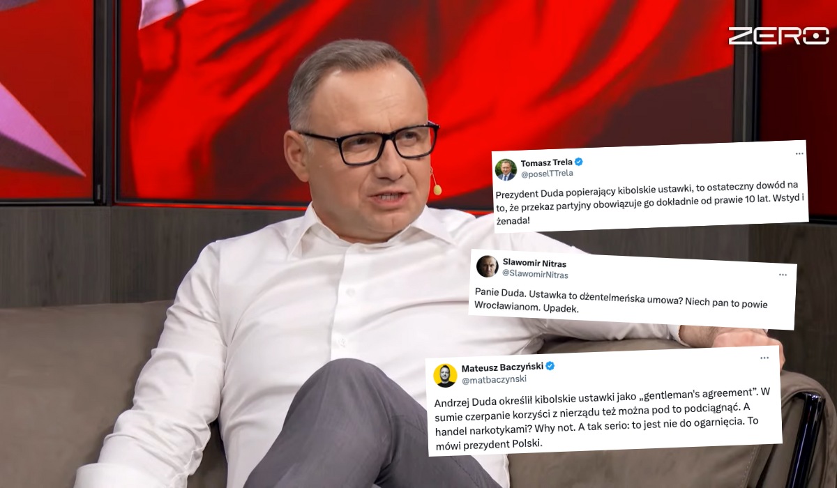 Prezydent Duda określił ustawki kibolskie jako "umowę dżentelmeńską" i nie rozumie, jak można ich zakazać