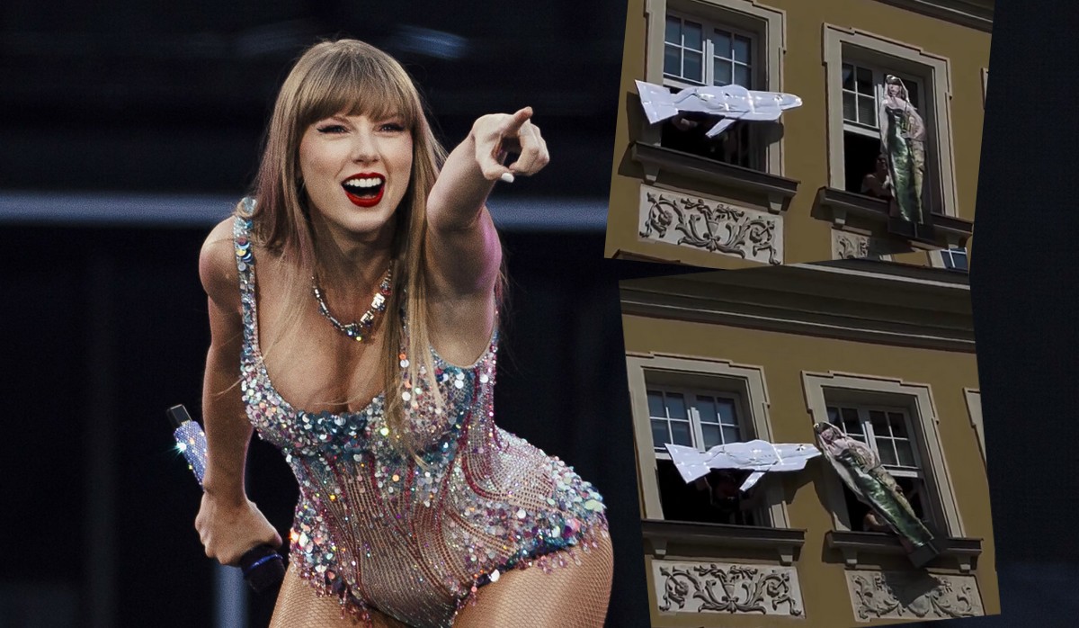 Taylor Swift trykała się z odrzutowcem zamiast tradycyjnych poznańskich koziołków