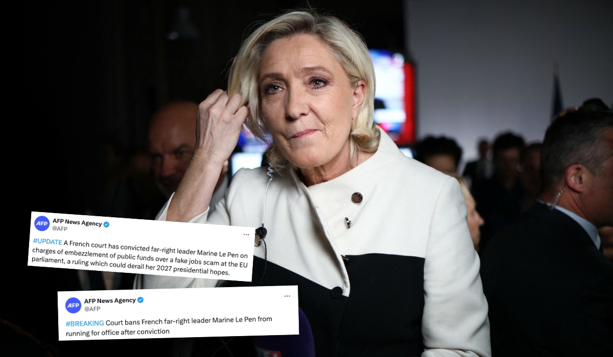 Sąd uznał Marine Le Pen za winną defraudacji milionów euro, może ją czekać urlop od polityki