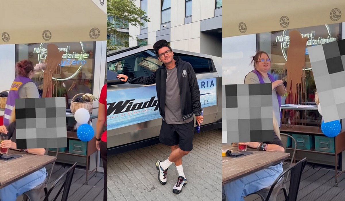 Aktywiści ze sztuczną kupą nawiedzili lokal Kuby Wojewódzkiego