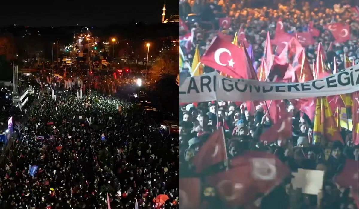 Turcja: setki tysięcy osób wciąż protestują po aresztowaniu polityków opozycji