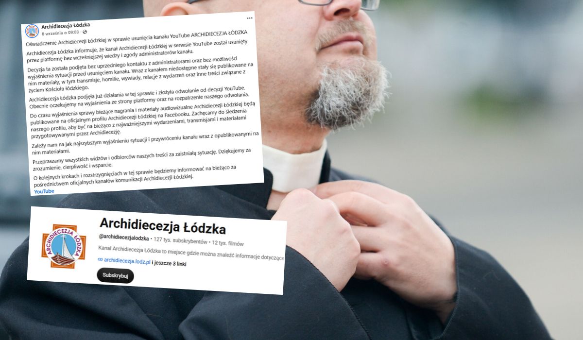 Kanał Łódzkiej diecezji spadł z YouTube’a za "liczne naruszenia" chociaż były tam głównie msze