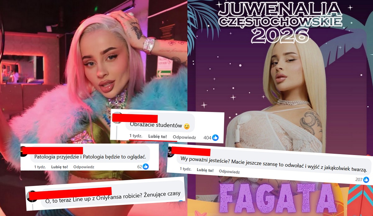 Częstochowa: występ Fagaty na Juwenaliach oburzył studentów, artystka zapewnia, że będzie grzecznie