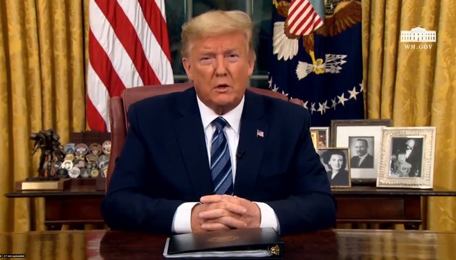 Donald Trump wprowadza zakaz podróżowania do USA z Europy