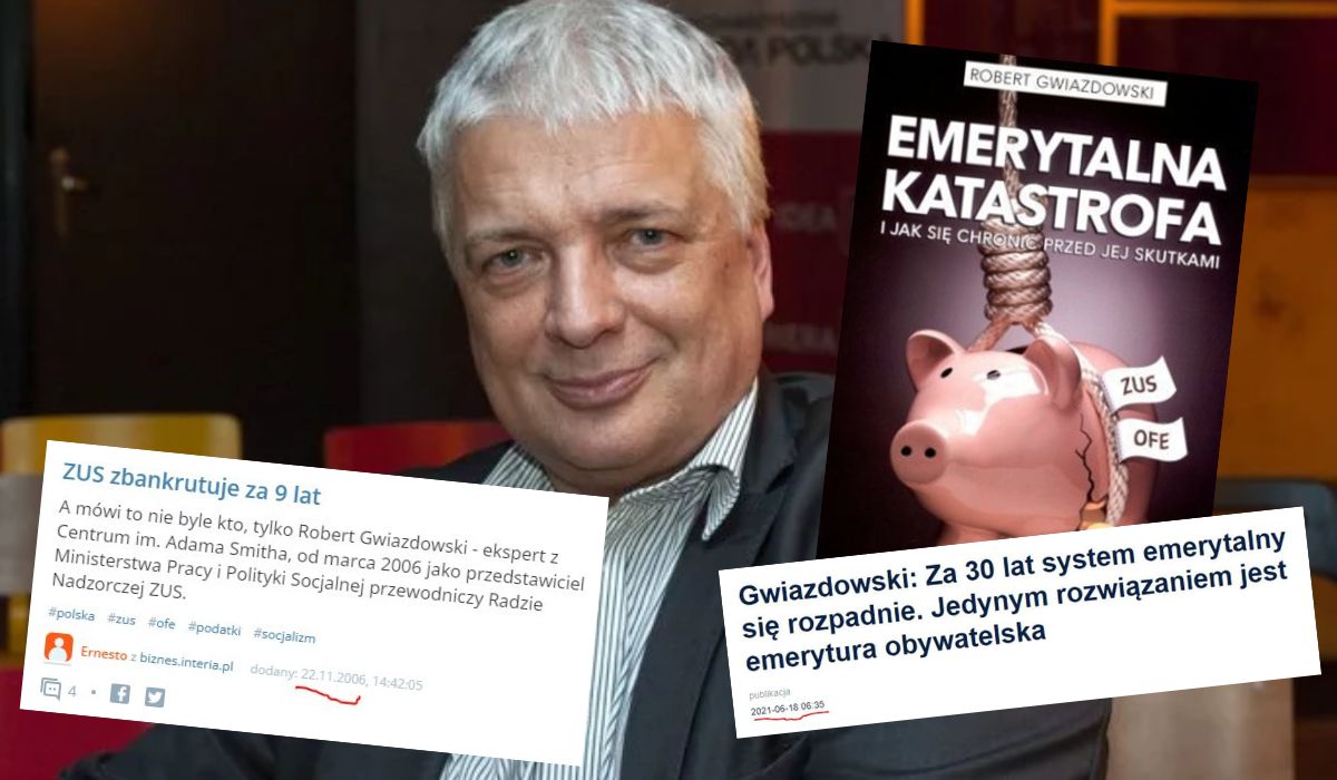 Minęło 9 lat, od kiedy Robert Gwiazdowski przewidział upadek ZUS za 9 lat