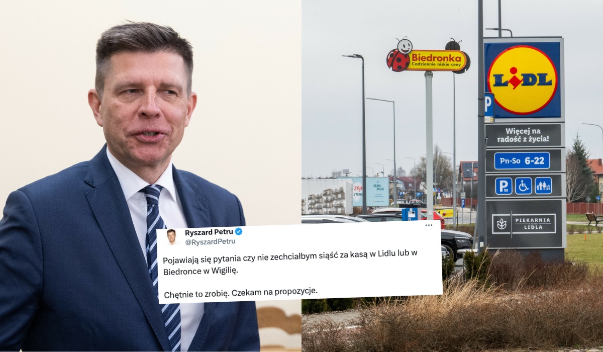 Petru ogłosił, że chętnie popracowałby w Wigilię w Biedronce i czeka na adekwatne propozycje biznesowe