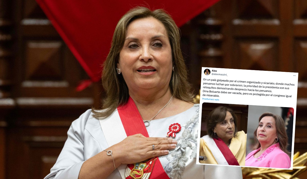 Prezydentka Peru może stracić urząd, po tym jak zniknęła na potajemną operację plastyczną nosa