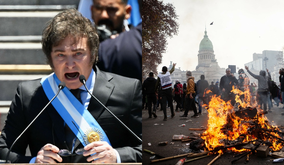 Argentyna: w stolicy wybuchły zamieszki w reakcji na pakiet reform prezydenta Milei