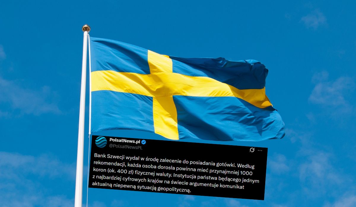 Szwecja: rząd zalecił obywatelom, żeby ze względów bezpieczeństwa mieć w domu zapas gotówki