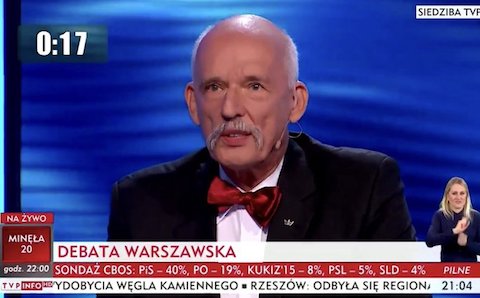 Korwin-Mikke: "Żadnego smogu w Warszawie nie ma"