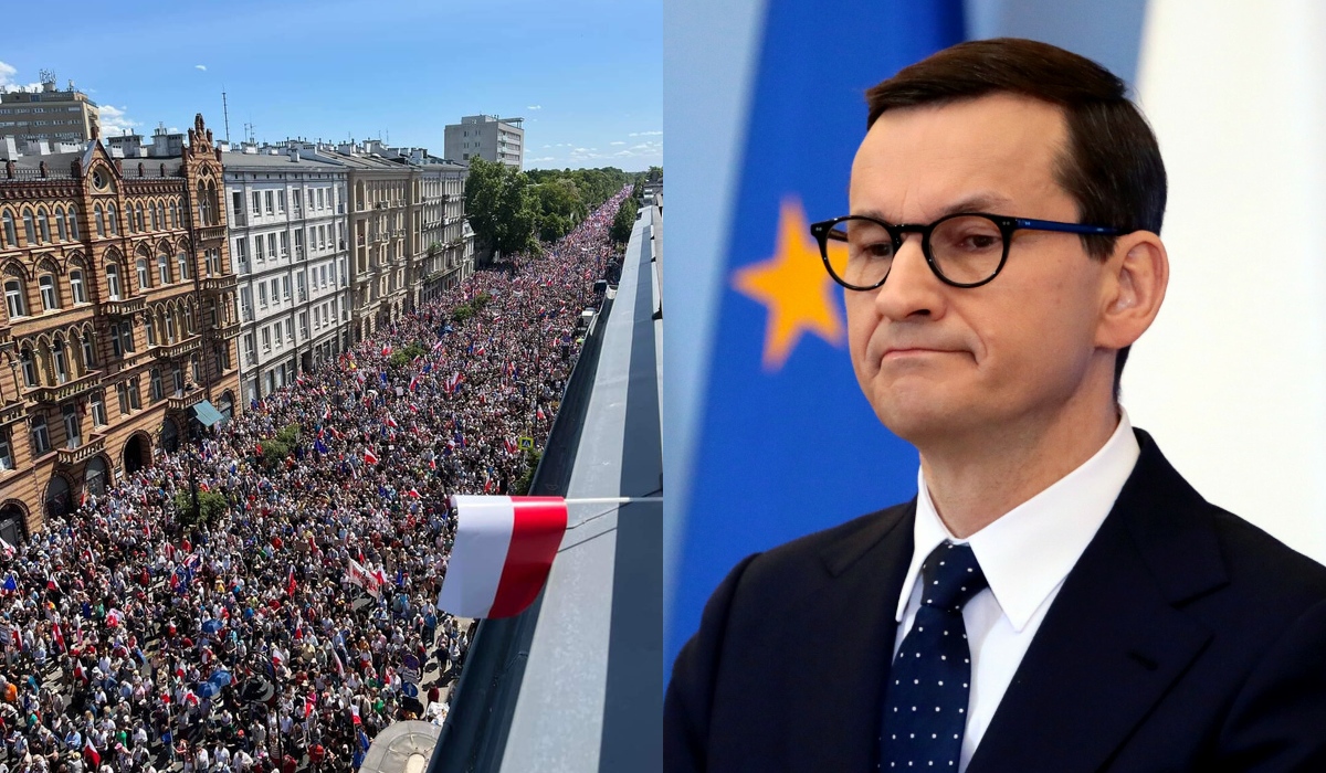 Premier z refleksją o marszu opozycji: "śmieszy mnie"