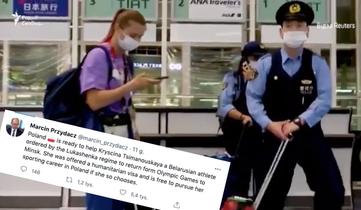 Władze Białorusi chcą ukarać niepokorną zawodniczkę, ale polskie MSZ zdecydowało się jej pomóc