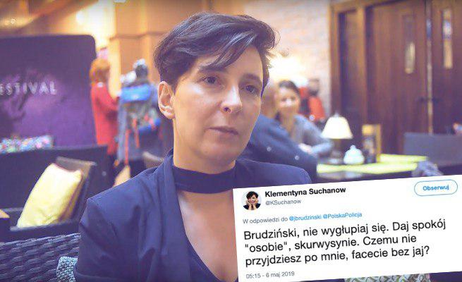 Suchanow do Brudzińskiego: "Czemu nie przyjdziesz po mnie, skurwysynie?"