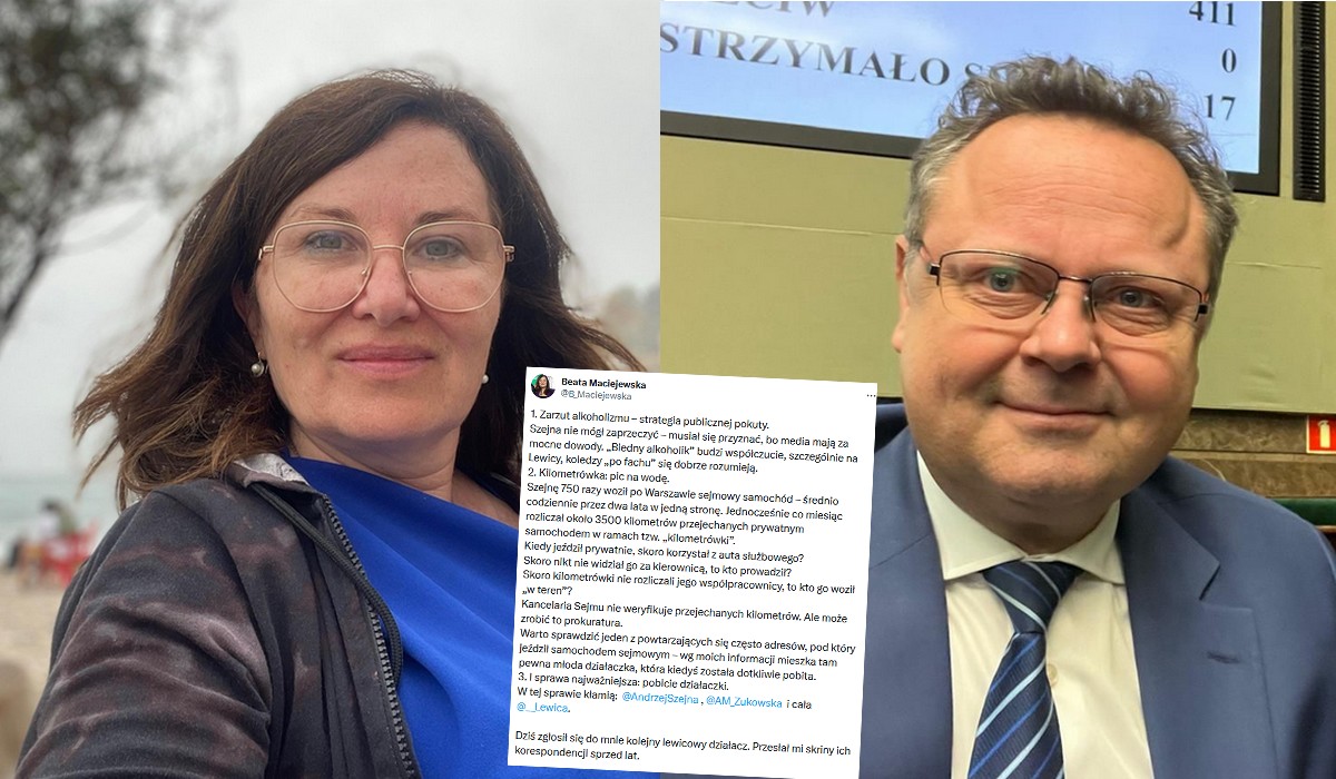 Była posłanka Nowej Lewicy podtrzymuje poważne oskarżenia, że cały klub kryje posła Szejnę