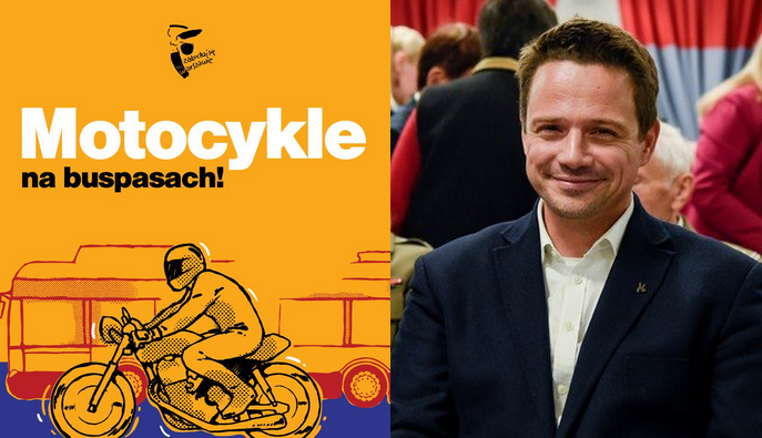 Warszawa: motocykliści będą mogli jeździć na buspasach od kwietnia